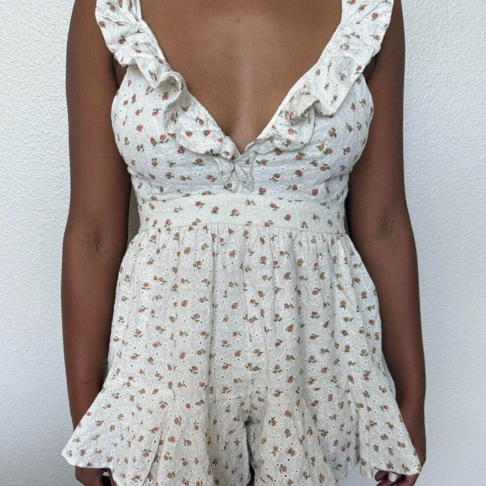 Mable Cream And Pink Floral